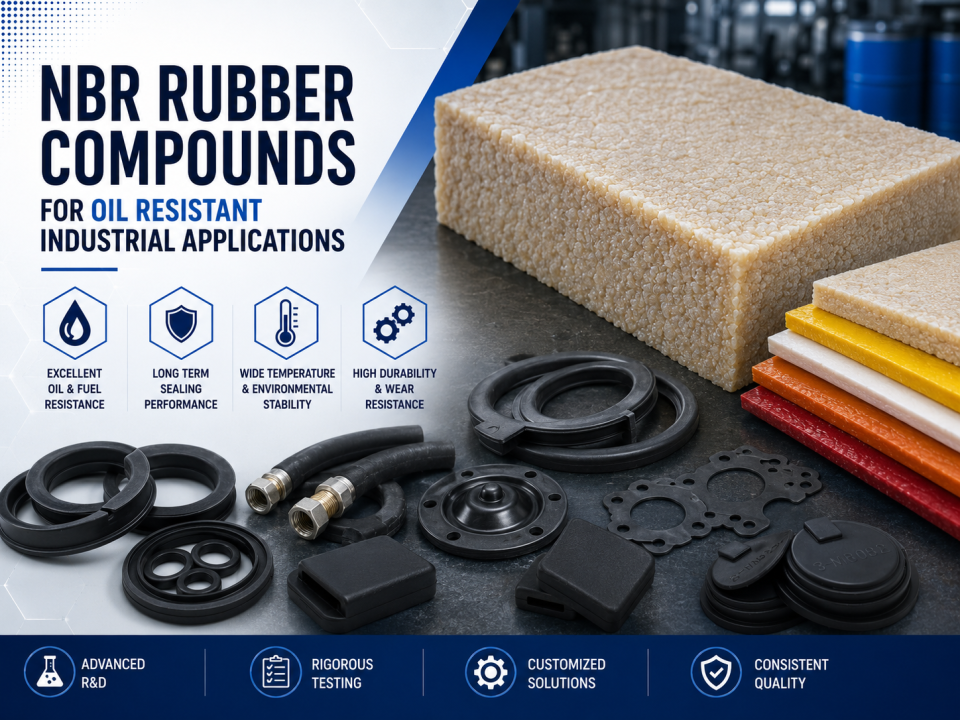 NBR Rubber Compounds for Oil Resistant Industrial Applications